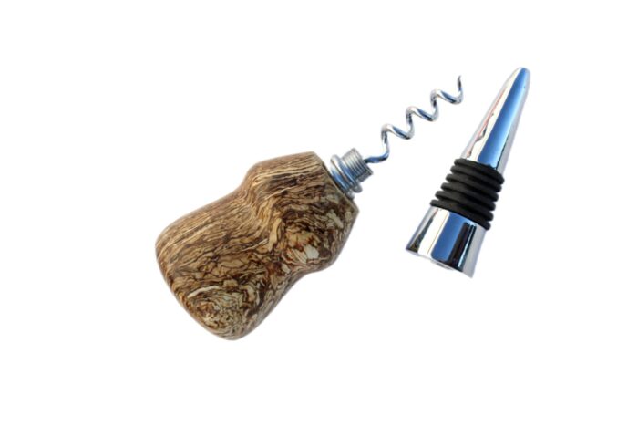 cork screw style bottle stopper